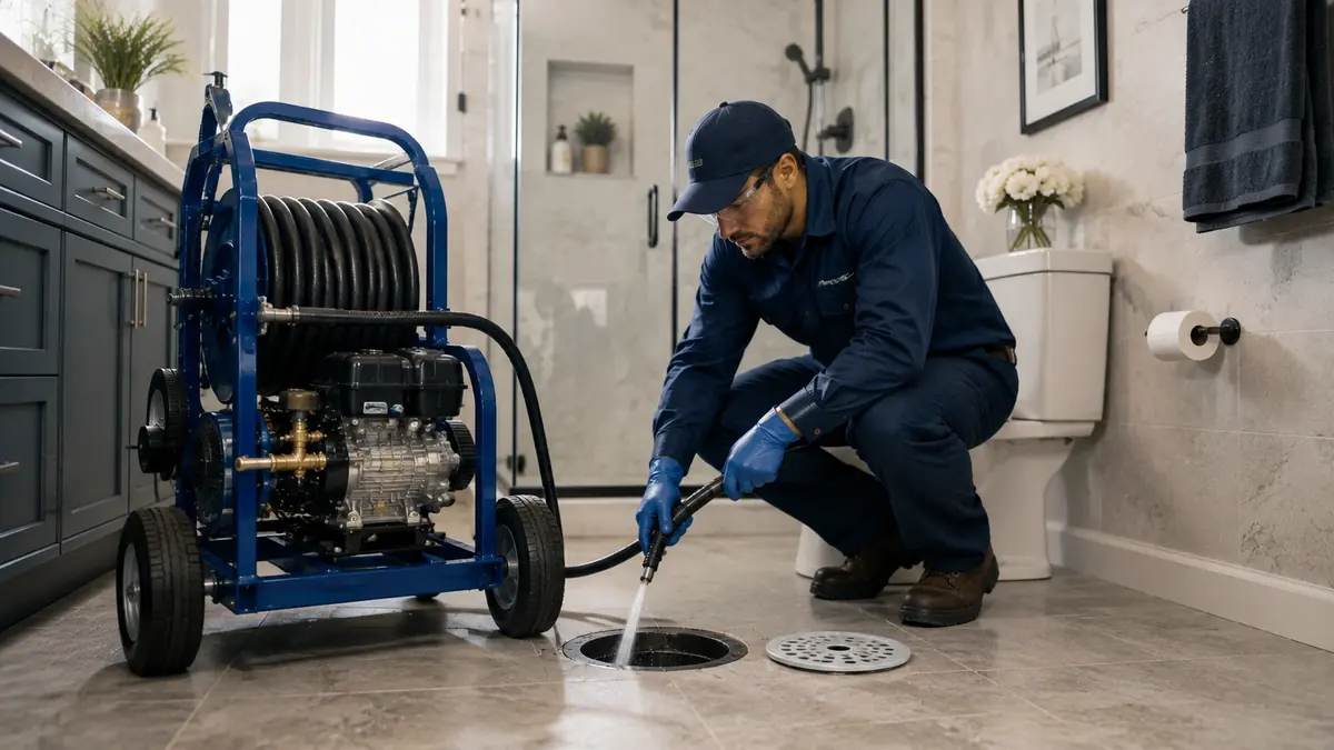 Bathroom Drain Hydro Jetting in Los Osos