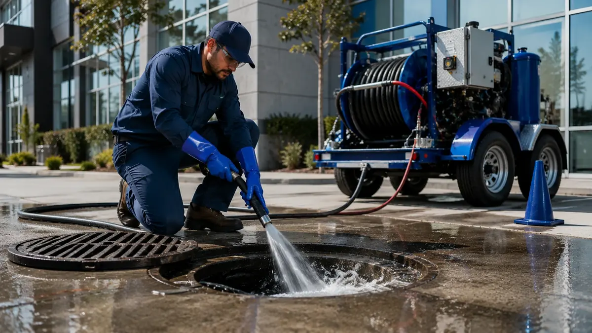 Commercial Hydro Jet Drain Cleaning in Los Osos