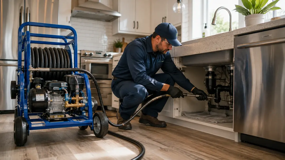 Kitchen Drain Hydro Jetting in Los Osos